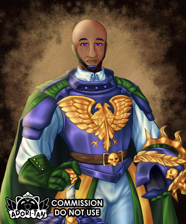 WarHammer 40k Original Character Portrait - 2025 commission