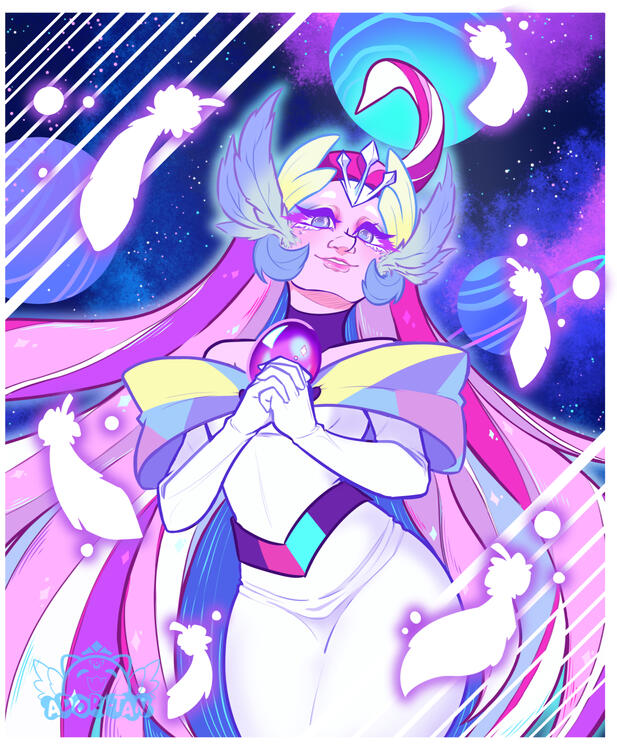 "Sugar Swan Cookie" Character Illustration - 2026 personal work