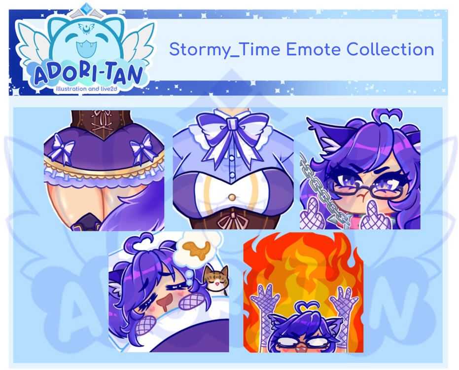 Character Emote Set - 2024 commission Character Emote Set - 2024 commission