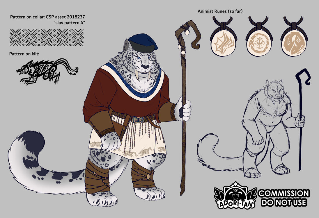 Example of Sketchy Character Design Reference Service Example of Sketchy Character Design Reference Service